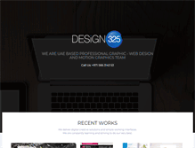 Tablet Screenshot of design325.com